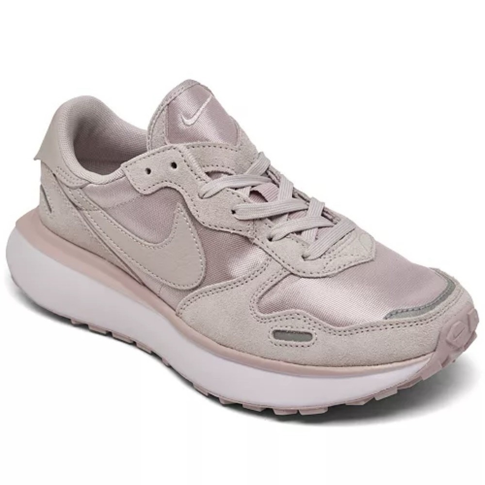New Nike Phoenix Waffle Women 10.5 Pink Plum Chalk Running Shoes FJ1409-500 - Picture 3 of 6